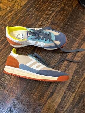 Back 70 Barkley Jogger Sneaker in Multi Jeans Orange